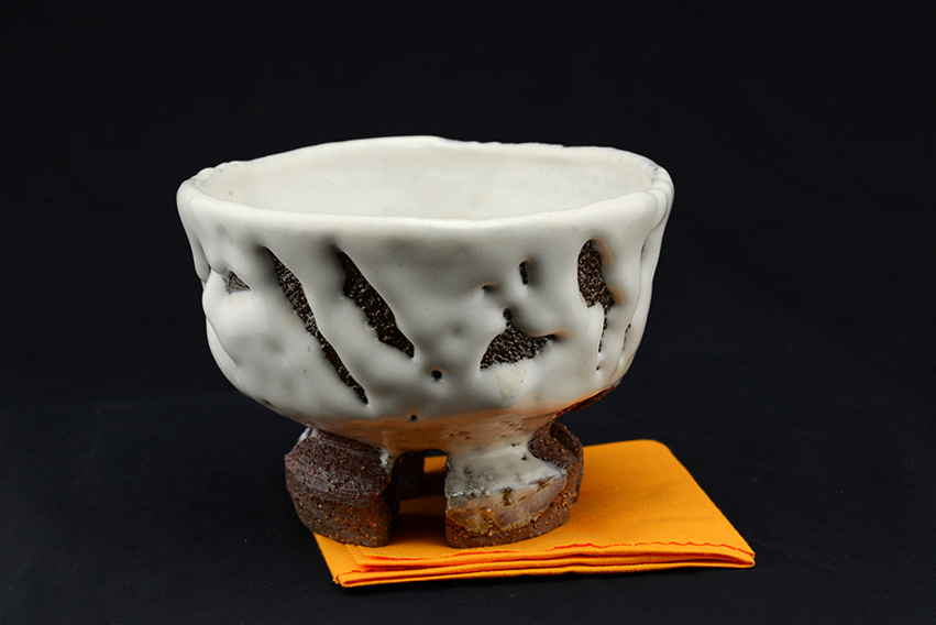 Japán Oni Hagi chawan teaszertartás csésze